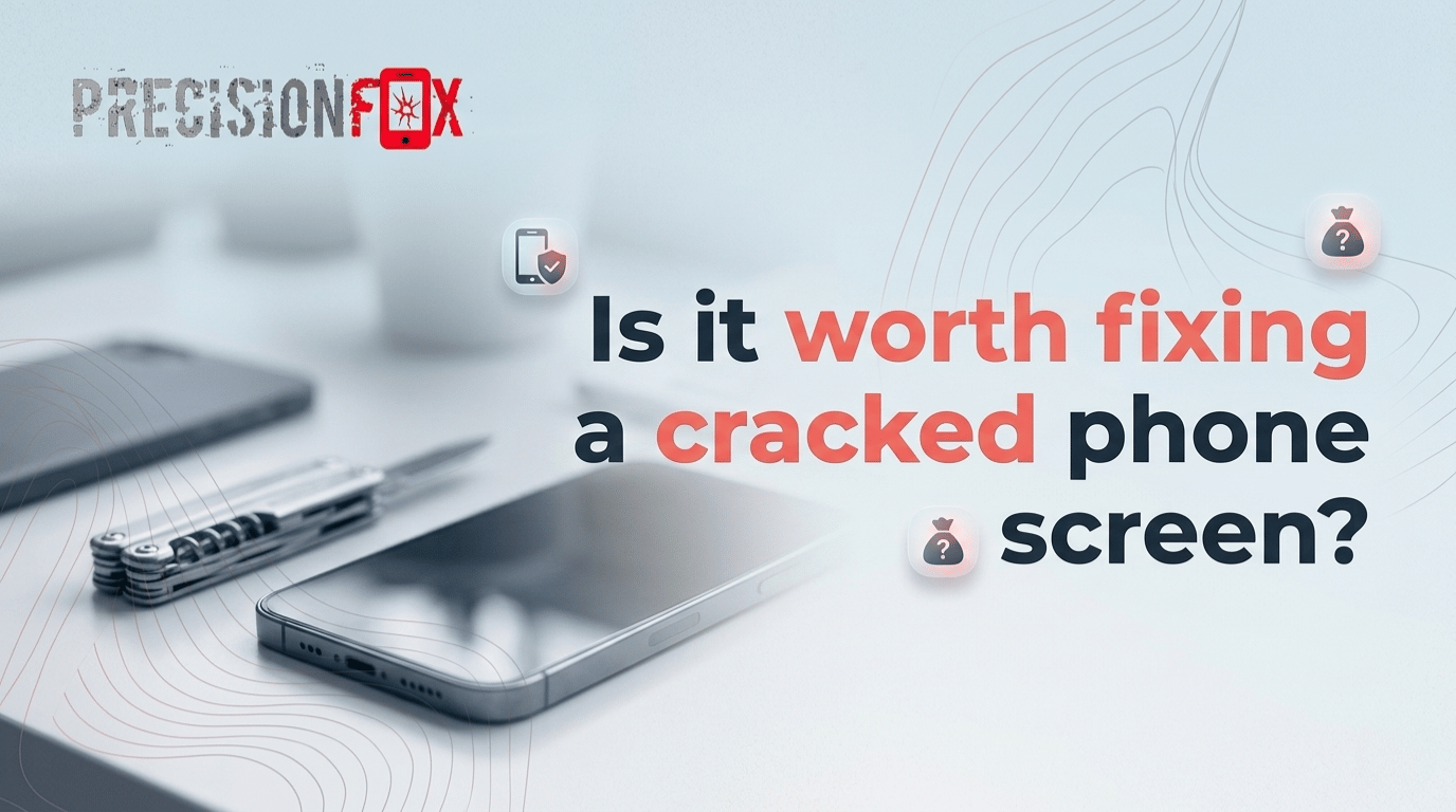 Is it worth fixing a cracked phone screen