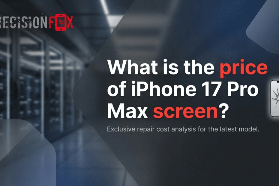 What is the price of iPhone 17 Pro Max screen