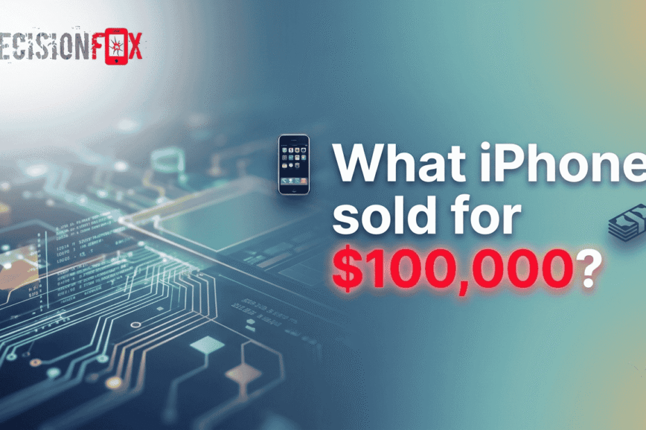 What iPhone sold for $100,000
