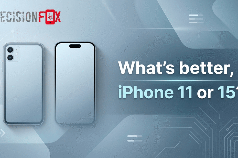 What's better, iPhone 11 or 15