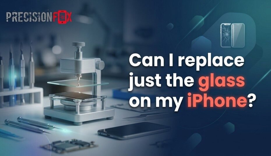 Can I replace just the glass on my iPhone?