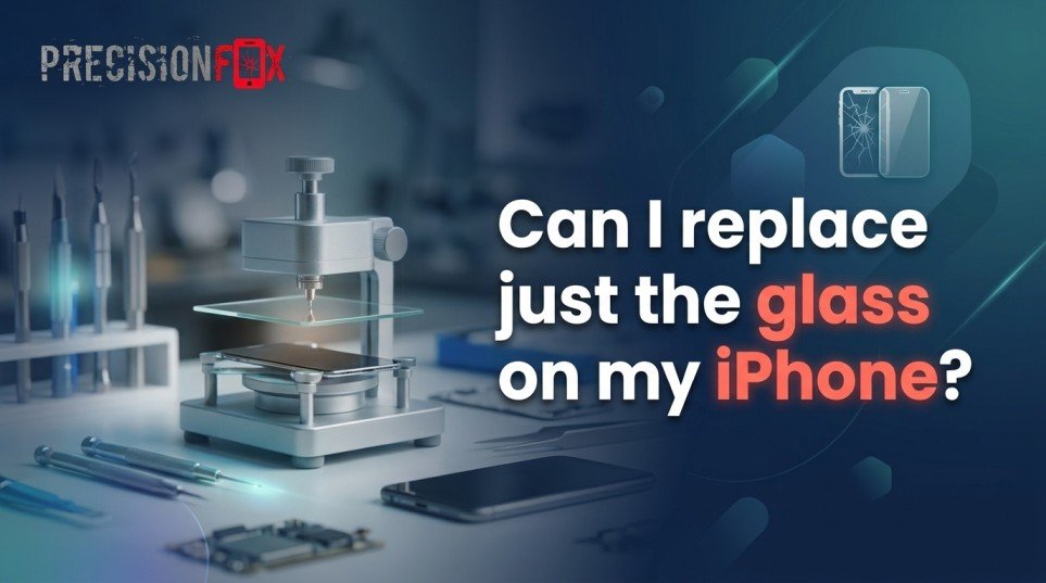 Can I replace just the glass on my iPhone?
