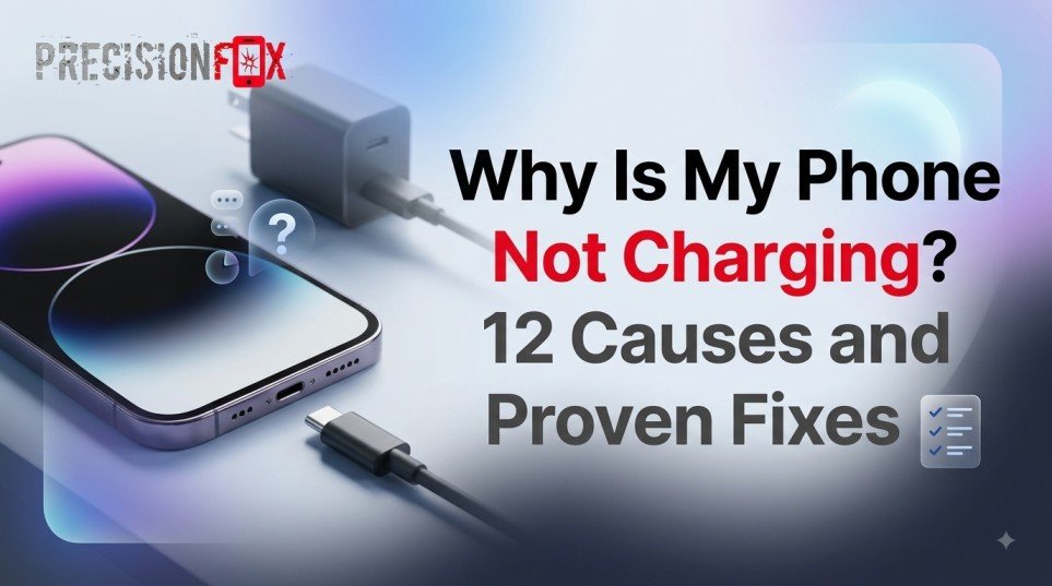 Why Is My Phone Not Charging? 12 Causes and Proven Fixes